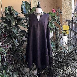 ⚡️Black and Gold Sleeveless Formal Dress Knee length ⚡️